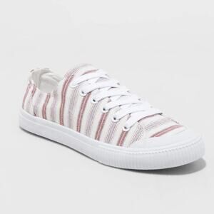UNIVERSAL THREAD Sneakers Womens Size 11 Striped Canvas Lace Up